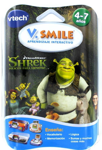 Videojuego De Sherk En Español Vtech Para V Smile V Motion