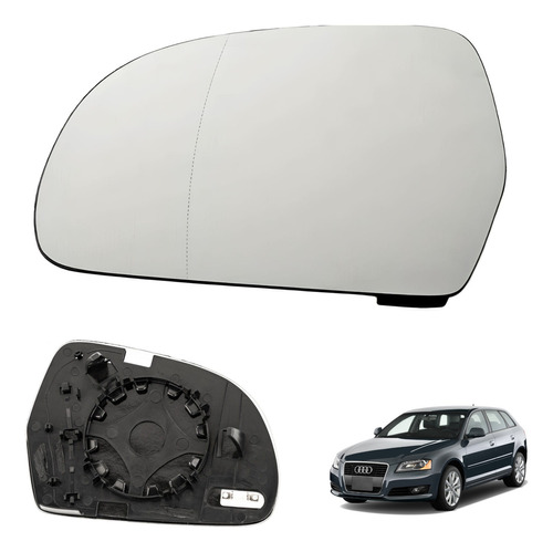 Luna Espejo Lateral Izquierdo Compatible Audi A3 2010-2013