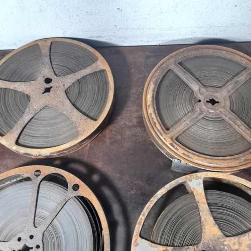 Imagem 6 de 7 de Filme 16mm Antigo Lote Com 5 Carretéis, No Estado, Ler