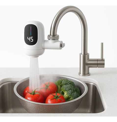 Aquecedor De Torneira Elétrico 3000w Água Quente Instantânea
