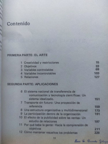El Arte De Resolver Problemas Ackoff Polya Creatividad (Usado)