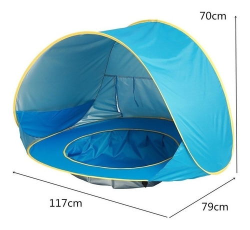 Carpa De Playa Para Juguetes De Bebé Con Piscina 2022 U