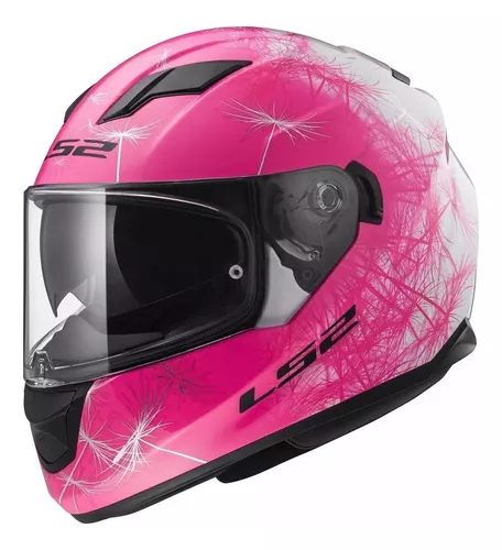 Casco Moto Integral Mujer Ls2 320 Wind Rosa Dama Devotobikes