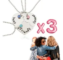Comprar Set 3 Collares Por Siempre Amigos Best Friends Forever Bff Color A Escoger