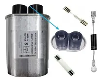 Comprar Kit Capacitor 0,70uf + Diodo + Fusível+ Fusível Vidro 0.7a 