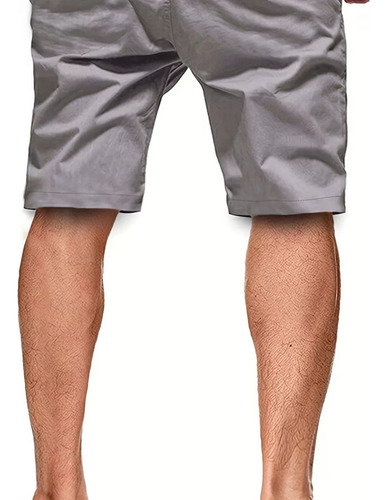 Pantalones Cortos Tipo Cargo De Camuflaje Con MĂșltiples Bols