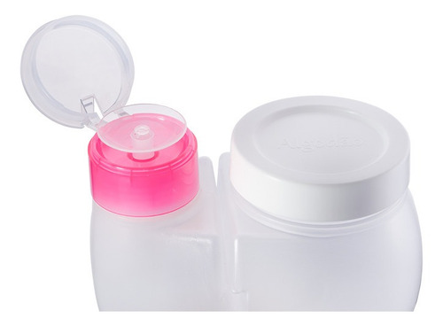 Imagem 2 de 4 de Kit Manicure E Pedicure Porta Acetona Dosador Porta Algodão