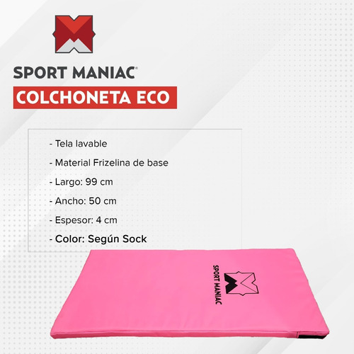 Imagen 2 de 7 de Kit Colchoneta Tobillera Pesas Mancurenas Sol Fitness
