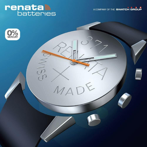Renata 376 Sr626w Baterías 1.55 V Óxido De Plata 376 Bater