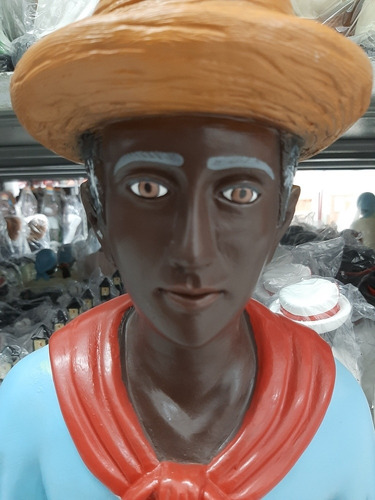 Imagem Baiano Zé Do Coco 60 Cm Resinado + Verniz G R A N D E