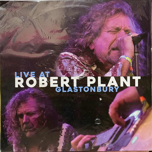 Disco Vinilo Sellado Live Atrobert Plant Glastonbury