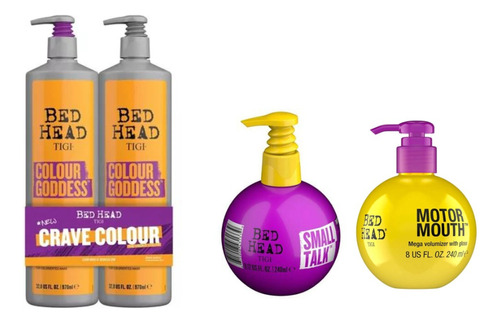 Tigi Bed Head Colour Goodless Shampoo + Acond 970 Ml