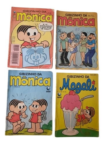 Revista Almanaque Do Gibizinho Mônica Infantil 4un 759