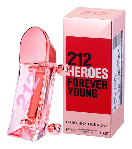 Imagen 1 de 6 de Perfume Carolina Herrera 212 Heroes For Her Edp 30ml