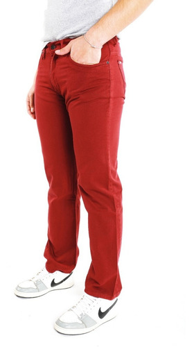 Pantalon Hombre Gabardina Bolsillo Jean Polo Club