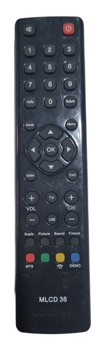 Control Remoto Tv Para Philco Rca Telefunken Tcl Mlcd36