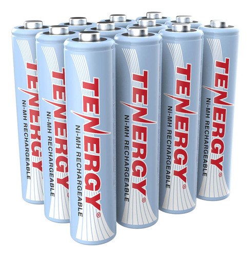 Batería Recargable Aaa Alta Capacidad 1000 Mah Nimh 12 Unida