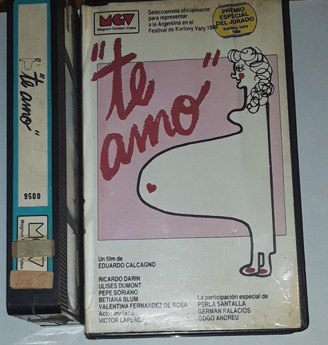 Te Amo Vhs Ricardo Darin Cine Argentino Nacio Ulises Dumont 