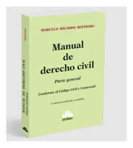 Comprar Manual De Derecho Civil. Parte General. 2020 - Roitbarg, Mar