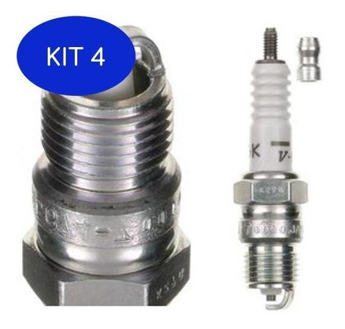 Kit 4 Vela De Ignição Ngk R5674-8