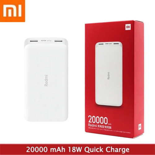 Power Bank Xiaomi Portatil 18w 20000 Mah De Carga Rapida 