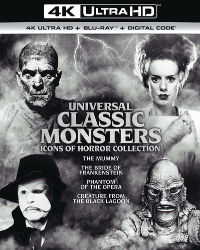 Blu Ray Universal Classic Monsters Icons Of Horror 4k Ultra 