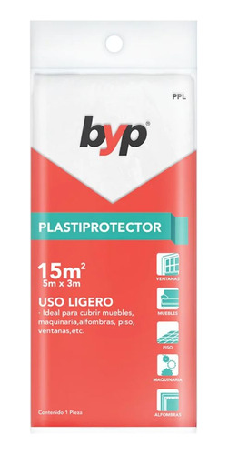 Plastiprotector Uso Ligero 15m2 Byp - Ppl