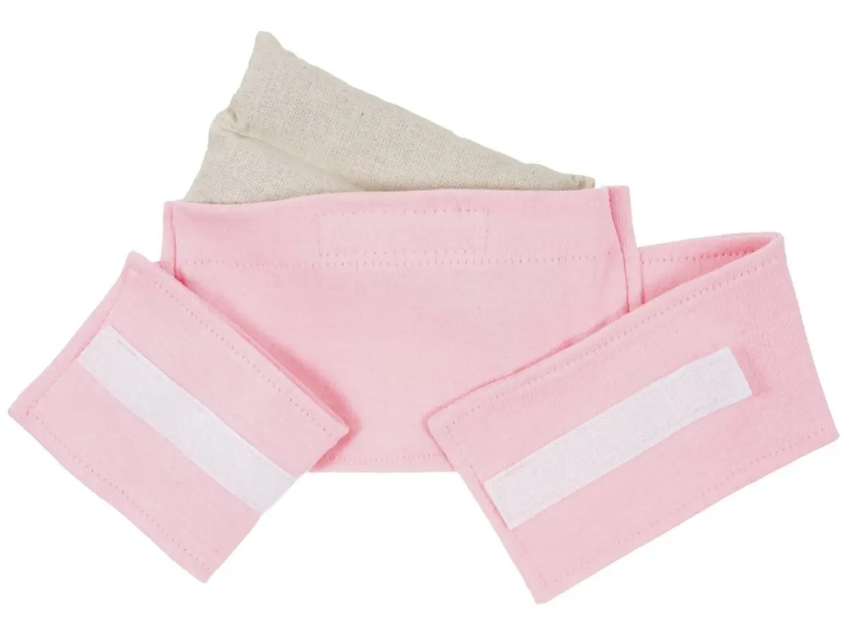 Cinta Térmica Herbal para Cólica Bebê Rosa Buba