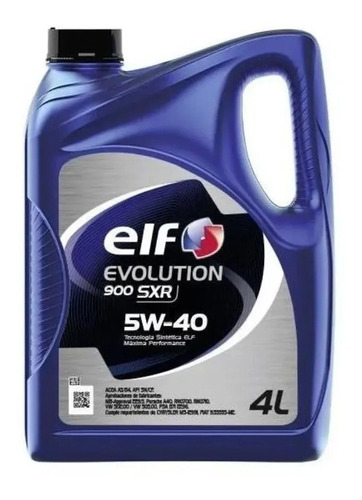 Aceite Elf Evolution 900 Sxr 5w40 Sintético 4 Litros