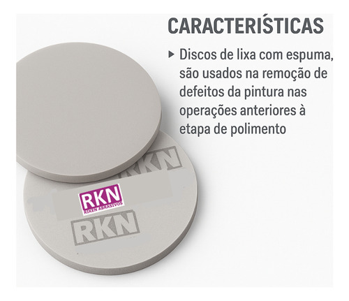 Disco Tipo Trizact C/pluma Grão 3000 Com 3 Unidades - Riken