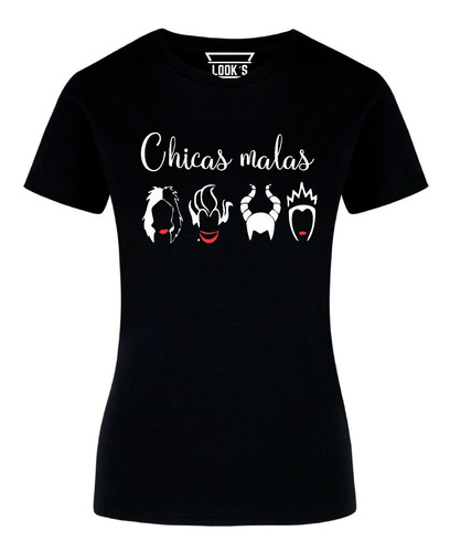Playera O Crop Top Chicas Malas Villanas