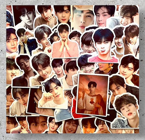 Pack De Stickers Cha Eun Woo Kpop Aroha Astro
