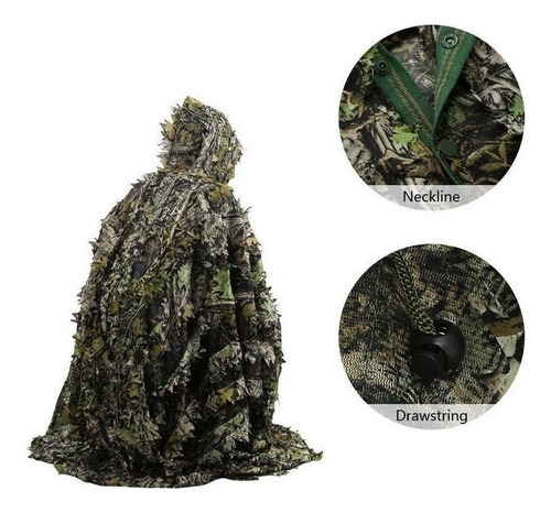 Roupas De Camuflagem - Traje 3d Ghillie Suit - Sniper.
