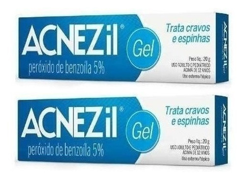 Acnezil Gel Cimed 40g Gel Secativo Esfoliante Anti Manchas