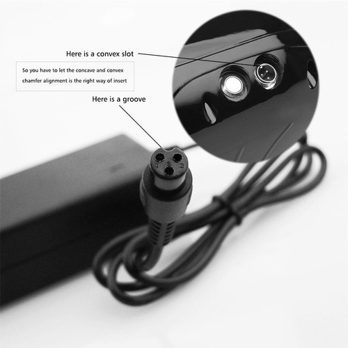 Imagen 5 de 5 de Equilibrio Cargador Scooter De Dos Ruedas Hoverboard 42v 2a