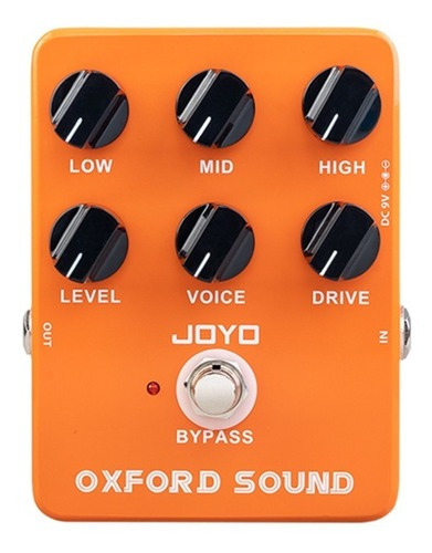 Pedal Guitarra Joyo - Oxford Sound Cor Naranja