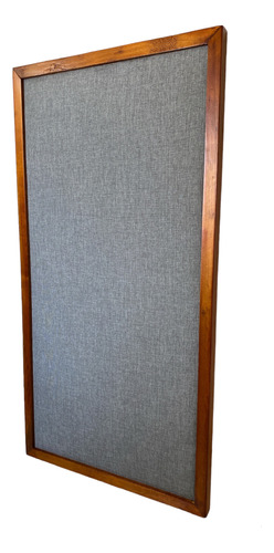 Panel Acústico Fibra De Vidrio, Madera Y Tela - 120cmx60cm