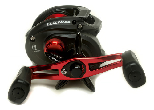 Reel rotativo Abu Garcia Black Max BMAX3 izquierdo color negro
