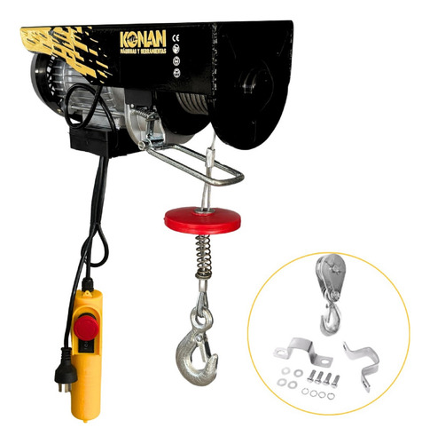 Guinche Electrico Aparejo Monta Carga 1000w 500kg 12mt Konan