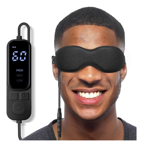 Máscara Térmica Para Ojos Secos, Almohadilla Usb, 3 Ajustes