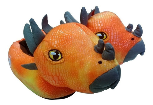 Pantufla Niños Peluche Dinosaurio Jurassic New 0045 Bigshop