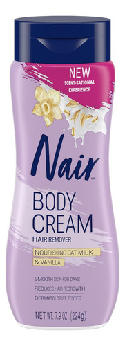 Nair Crema Corporal Depilatoria Con Leche De Avena 224g Tipo de piel Normal