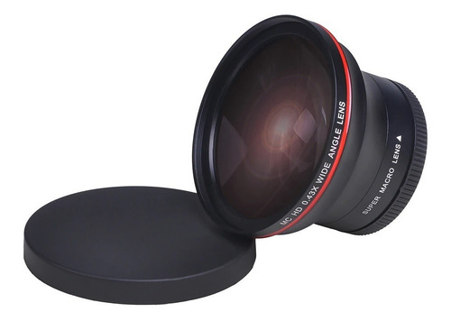 Imagen 4 de 10 de Lente Gran Angular Profesional Hd Con Macro , 0.43x Canon