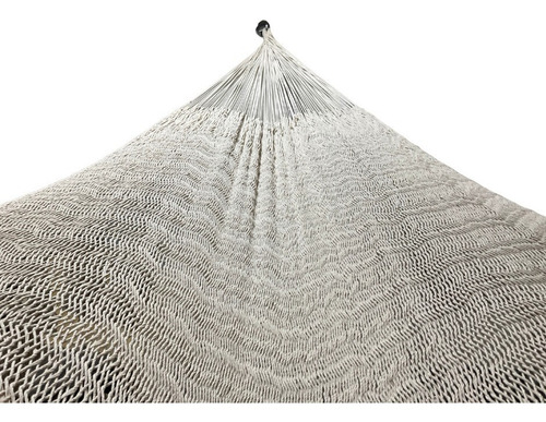 Imagen 4 de 4 de Bonita Hamaca Yucateca 100% Artesanal Macramé Color Beige