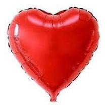 Pack Globos 30 Corazones 23 Cm Color Rojo