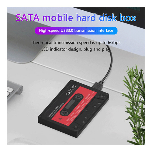 Caja De Disco Duro Ssd Hdd Externa Usb 3.0 Sata De 2.5 Pulga