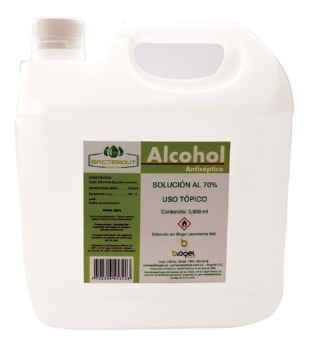 Alcohol Antisep70% 3,8 Biogel