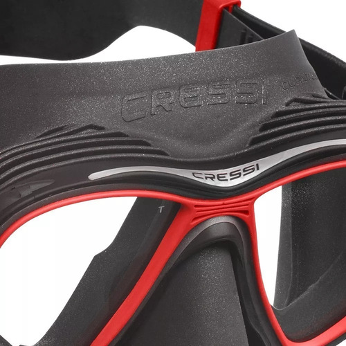 Máscara Mergulho Cressi Quantum Fog Stop Silicone Pesca Sub