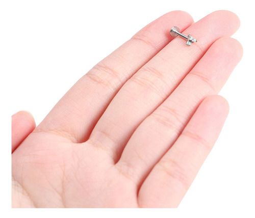 Piercing De Titanio Con Joya