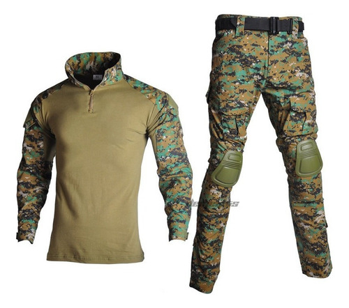 * Uniformes De Combate En T Multicam Para Airsoft, Paintball